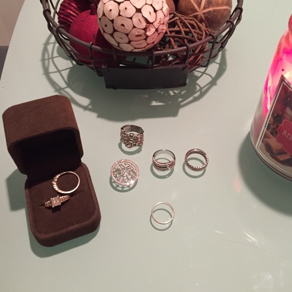 Misc. 925, 14 kt. gold rings...