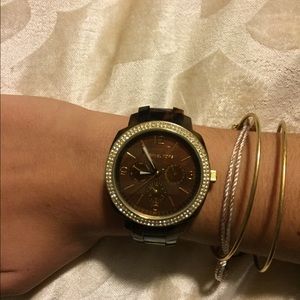 Brown Tortoise Shell Michael Kors Watch
