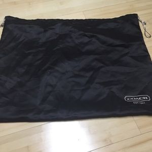 Large authentic coach dust bag
