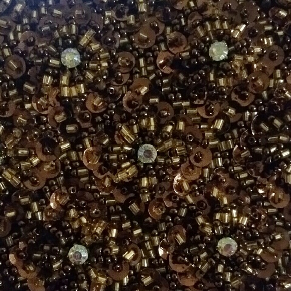 Beaded Clutch and Clip-on Chandelier Earrings - Picture 4 of 4