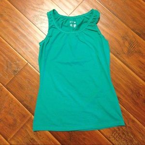 Merona turquoise tank top
