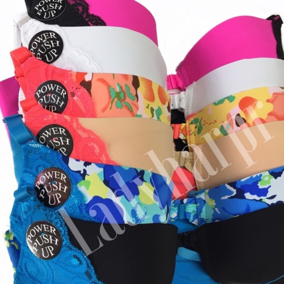 6 Racerback Push-Up Bras - Picture 2 of 4