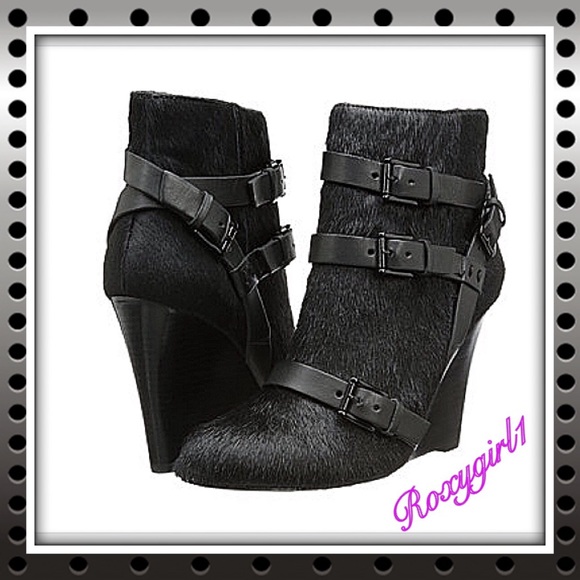 Rebecca Minkoff Shoes - Rebecca Minkoff Maggie Hair Calf & Leather Boots