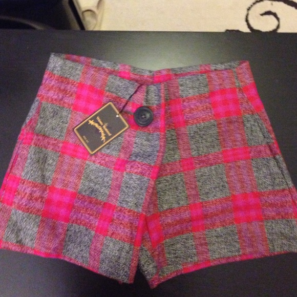 Vivienne Westwood skort (skirt/shorts) plaid. New!