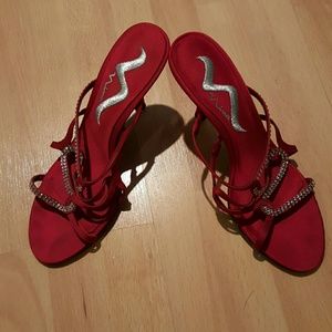 NINA Red Formal Shoes Size 7