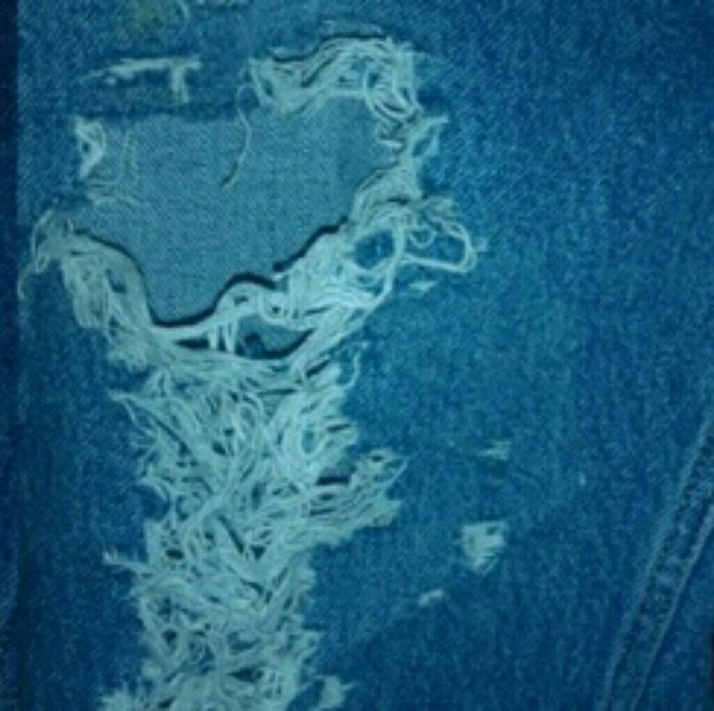 SOLD!! Calvin Klein Vintage Distressed Jeans - Picture 2 of 7