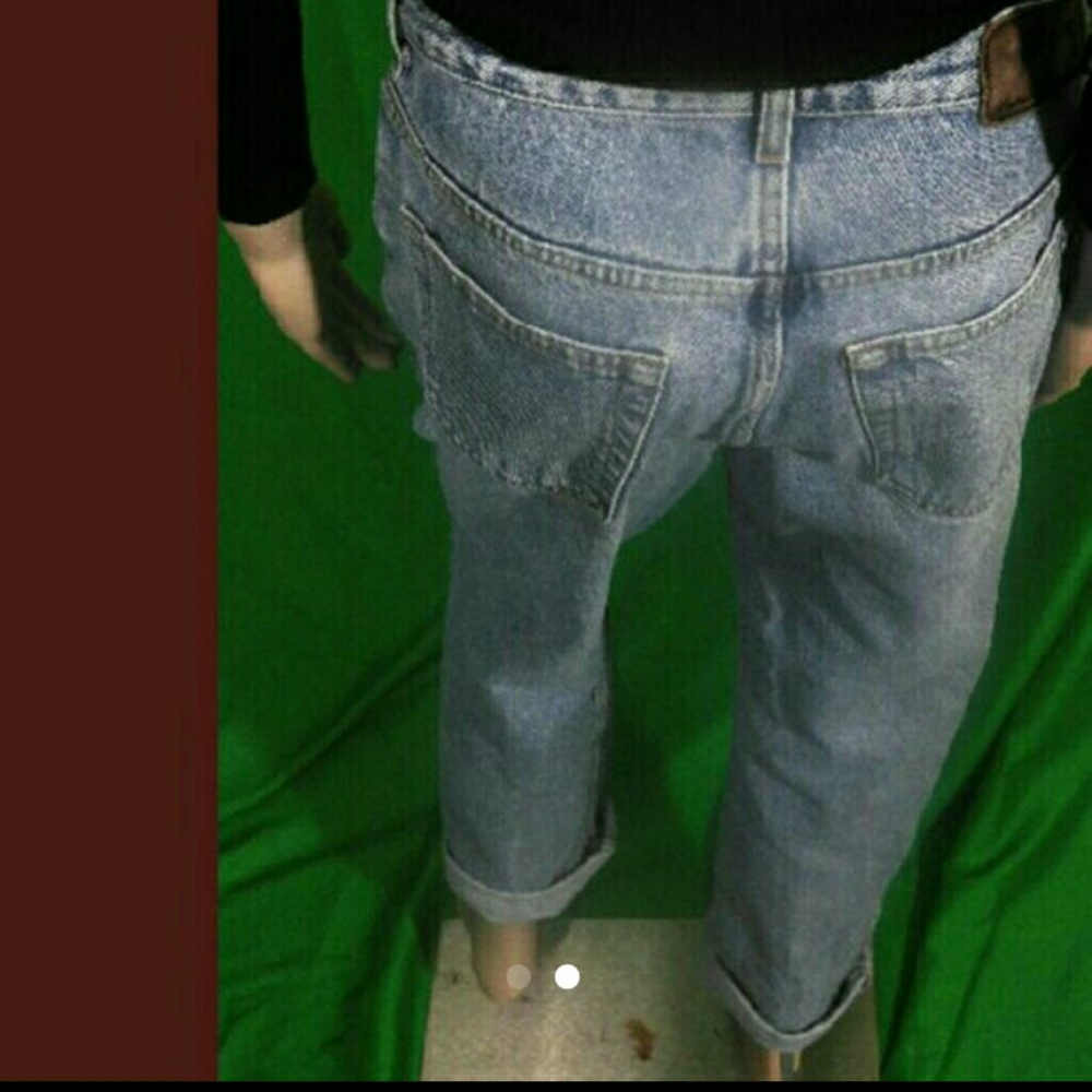 SOLD!! Calvin Klein Vintage Distressed Jeans - Picture 4 of 7