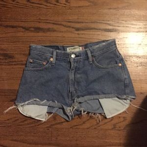 High Waisted Jean Shorts