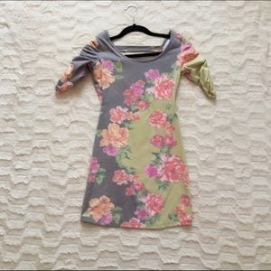 Floral print dress