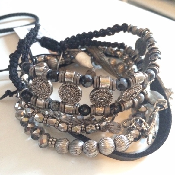 Silver buckle bracelets