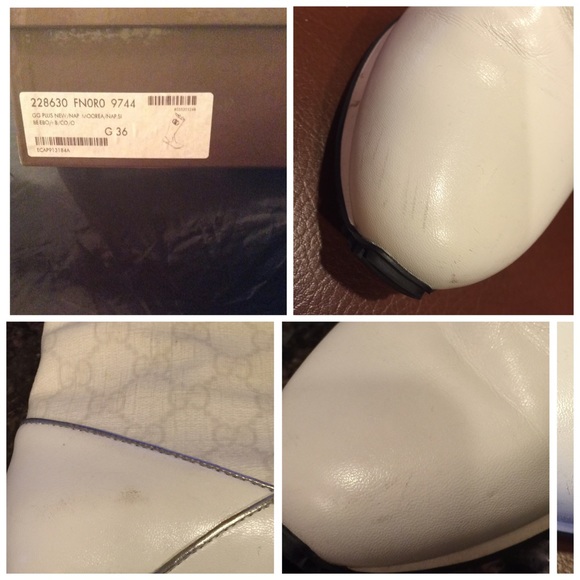 *SOLD*Auth Gucci white fur lined winter snow boots - Picture 4 of 7