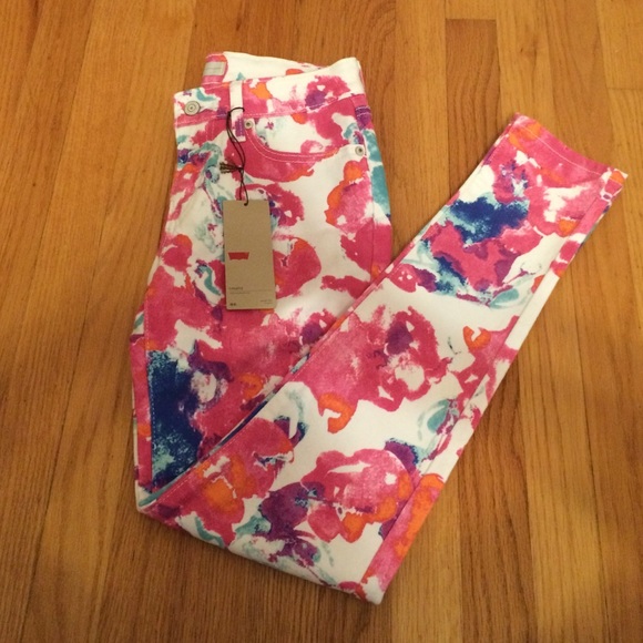 Levi's 535 Printed Floral Jegging
