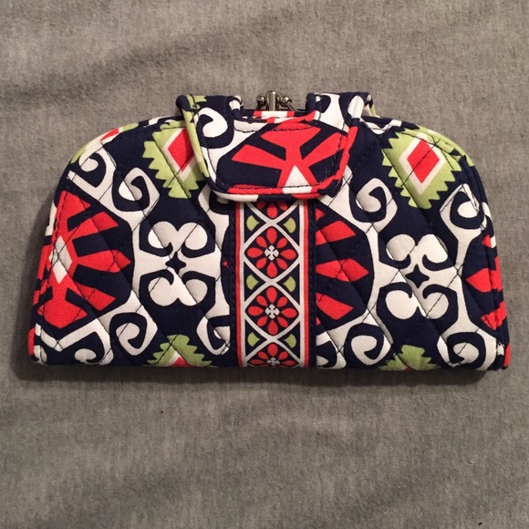 Vera Bradley large wallet in Sun Valley