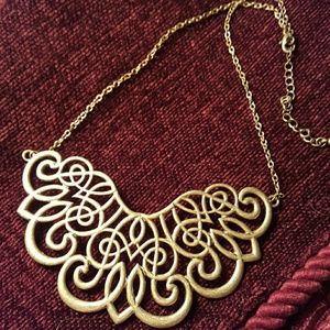 Beautiful breast plate necklace
