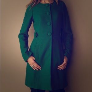 Green Banana Republic Wool Coat