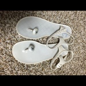 Never worn sandals, size 40
