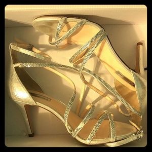 Sparkly Strapped Heels