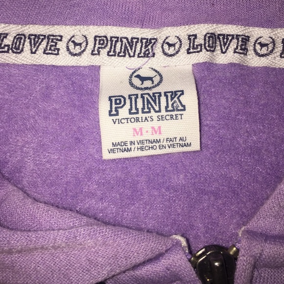 Purple PINK sweatshirt, size medium - Picture 2 of 3