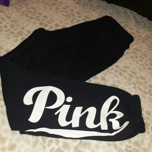 Pink sweatpants