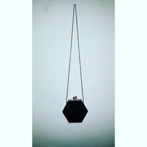 Edgy Black Crossbody Bag by Urban Outfitters