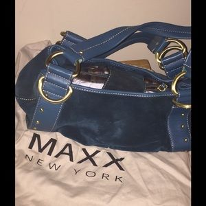 MAXX New York Suede Satchel