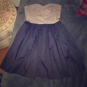 Anthropologie bustier flare dress by Maeve.