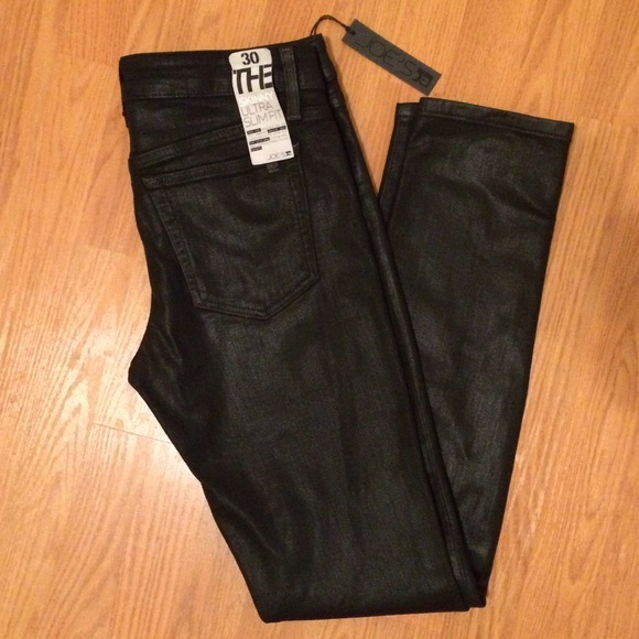 BNWT!! Joe's Jeans Sexy Black Coated Denim