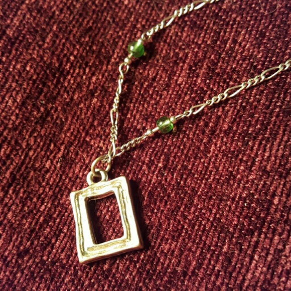 Silver and great beaded necklace!
