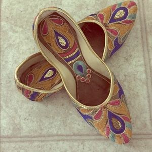 Indian style sequined Flats