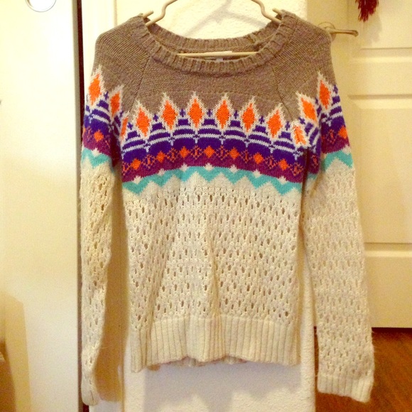 Delia's Patterned Sweater - Picture 1 of 2