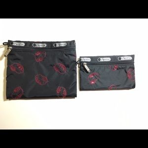 SOLD***LeSportsac makeup bags, never used.