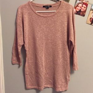 Woven pale pink tunic