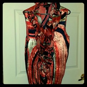 Ashley Stewart ruffled blouse