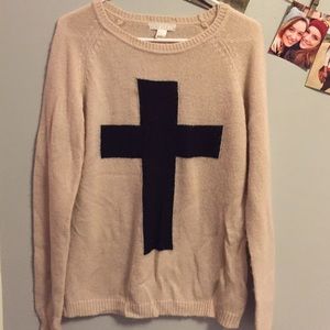 Cross forever21 sweater