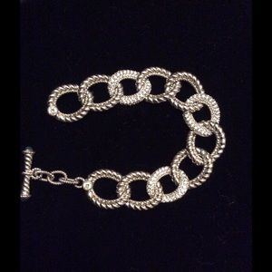 Judith Ripka Sterling Silver Bracelet 7 1/4