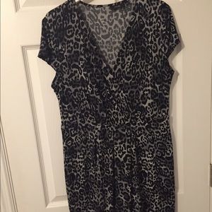 Leopard print dress