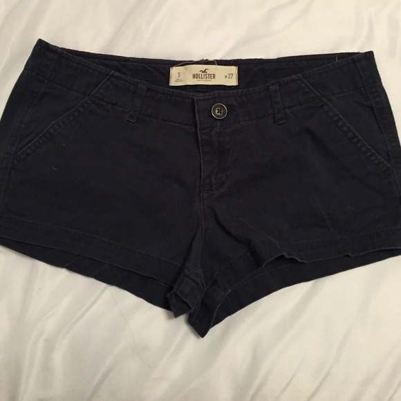 Navy hollister shorts