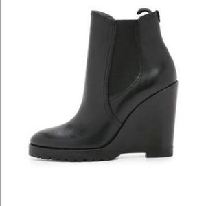 Michael Kors ankle wedge boots.