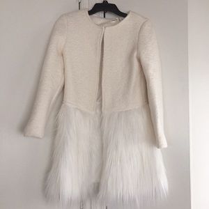 Jackets & Coats - Fur trim coat Jackets & Coats - Fur trim coat