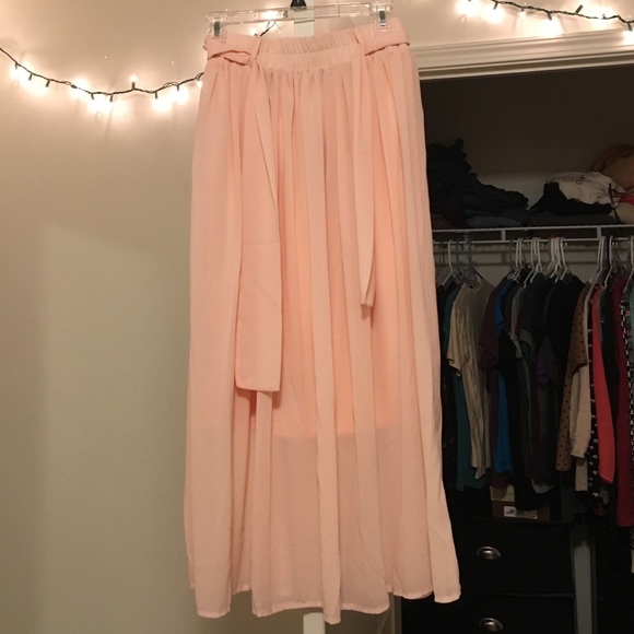 NWT Pink Maxi Skirt