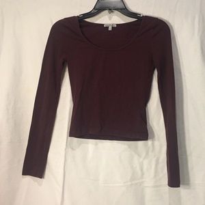 Long Sleeve Crop Top