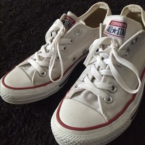 White low top converse