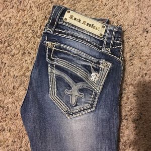 Rock Revival boot cut jeans, hardly worn!