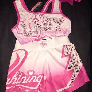 Lady lightning  worlds practice wear set