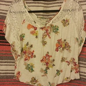 American rag floral shirt