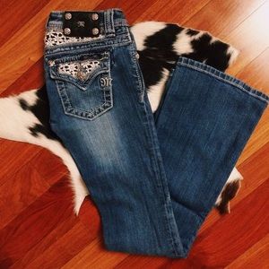 Miss Me (Children's) Daisy Crotchet Bootcut Jeans
