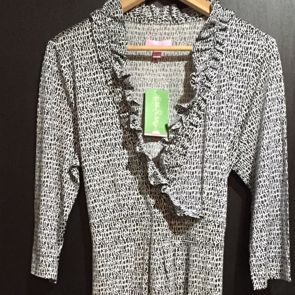 Lily Pulitzer Signature "Blainey" dress ruffle NWT