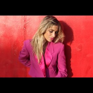 Vintage Gianni Versace pink blazer