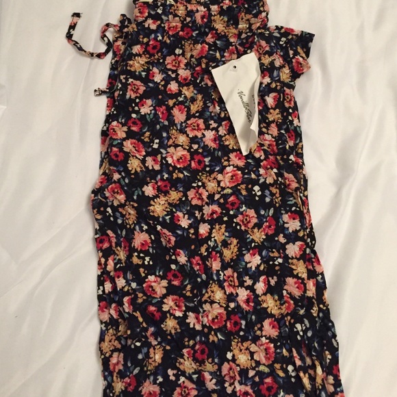 Thin floral fashion pants