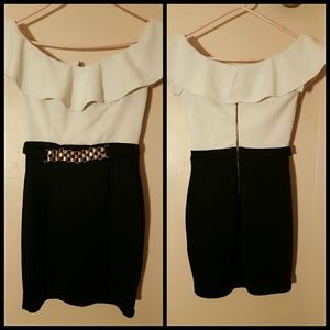 A'gaci Black/white dress